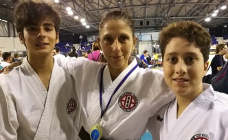 Ryoku Karate Palermo - Open Internazionali di Sicilia 2019 - Gli atleti: Marco Giunta, Micaela Di Carlo, Gabriele Daniele